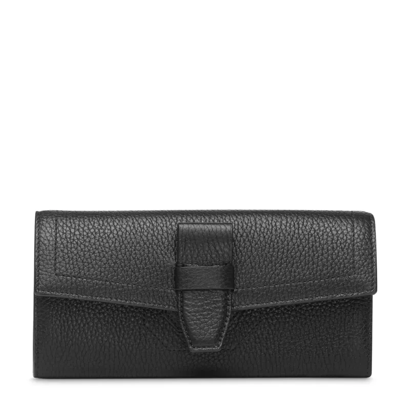 lancel - portefeuille slim rabat neo charlie