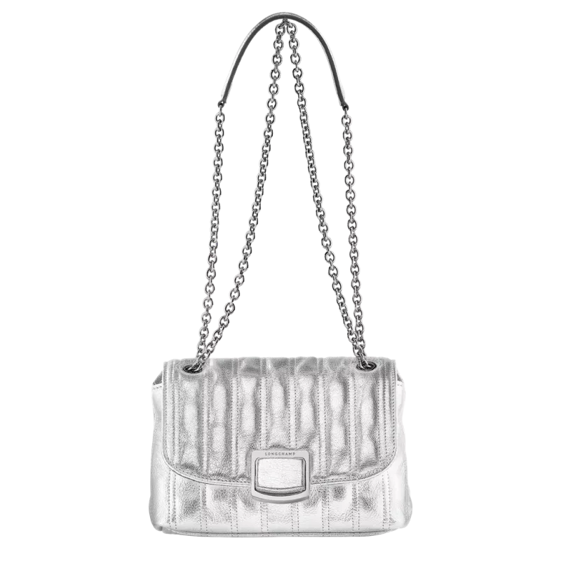 longchamp - sac porté travers s  brioche métal
